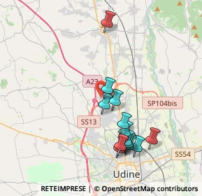 Mappa Via San Francesco, 33010 Feletto Umberto UD, Italia (3.71385)