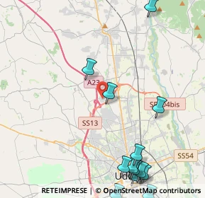 Mappa Via San Francesco, 33010 Feletto Umberto UD, Italia (5.83077)