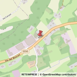 Mappa Via del Boscon, 410, 32100 Belluno, Belluno (Veneto)