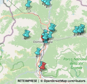 Mappa Via Cantarana, 28845 Domodossola VB, Italia (7.6365)