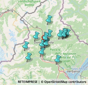 Mappa Via Cantarana, 28845 Domodossola VB, Italia (9.82)