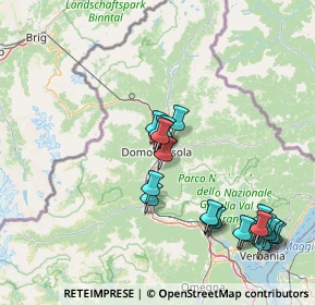Mappa Via Cantarana, 28845 Domodossola VB, Italia (16.617)