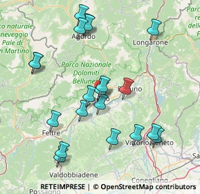 Mappa Via Mirabei, 32036 Sedico BL, Italia (16.2065)
