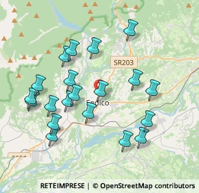 Mappa Via Mirabei, 32036 Sedico BL, Italia (3.8295)