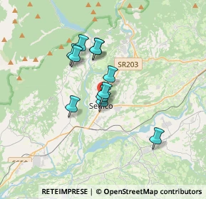 Mappa Via Mirabei, 32036 Sedico BL, Italia (2.49727)