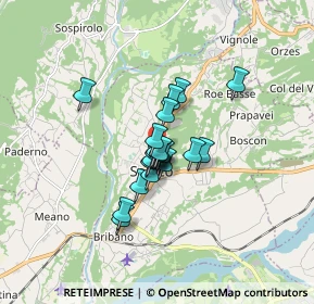 Mappa Via Mirabei, 32036 Sedico BL, Italia (1.0035)
