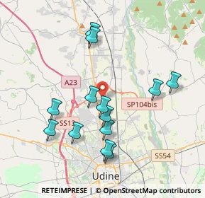 Mappa Via della Chiesa, 33010 Adegliacco UD, Italia (3.69923)