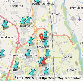 Mappa Via della Chiesa, 33010 Adegliacco UD, Italia (2.5225)