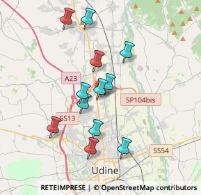 Mappa Via Kennedy, 33010 Feletto Umberto UD, Italia (3.2175)