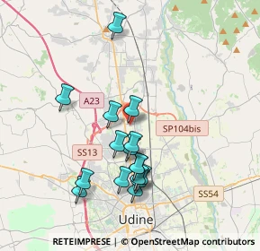 Mappa Via Kennedy, 33010 Feletto Umberto UD, Italia (3.47813)