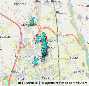 Mappa Via Kennedy, 33010 Feletto Umberto UD, Italia (1.15417)