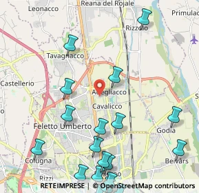 Mappa Via Kennedy, 33010 Feletto Umberto UD, Italia (2.896)