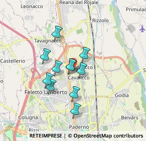 Mappa Via Kennedy, 33010 Feletto Umberto UD, Italia (1.27727)