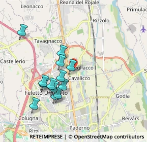 Mappa Via Kennedy, 33010 Feletto Umberto UD, Italia (1.72)