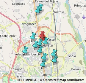 Mappa Via Kennedy, 33010 Feletto Umberto UD, Italia (1.56923)