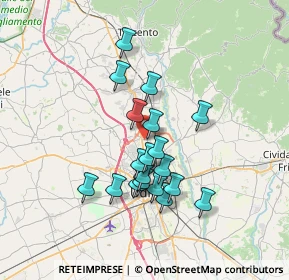 Mappa Via Kennedy, 33010 Feletto Umberto UD, Italia (5.80947)