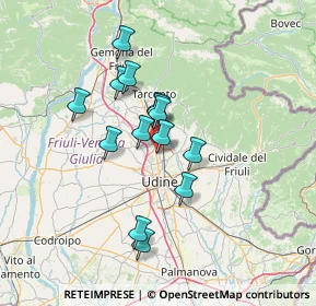 Mappa Via Kennedy, 33010 Feletto Umberto UD, Italia (10.80571)