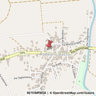 Mappa Via Nazionale, 32, 33030 Rive d'Arcano, Udine (Friuli-Venezia Giulia)