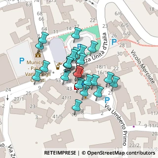 Mappa Piazza Unità d'Italia, 33034 Fagagna UD, Italia (0.04083)