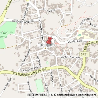 Mappa Via Angelica Marcuzzi, 26, 33034 Fagagna, Udine (Friuli-Venezia Giulia)