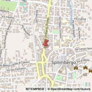 Mappa Via Umberto Iᵒ, 18A, 33097 Spilimbergo, Pordenone (Friuli-Venezia Giulia)