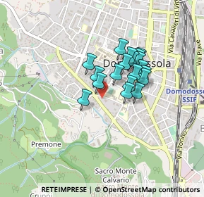 Mappa Via I. Braggio, 28845 Domodossola VB, Italia (0.2965)