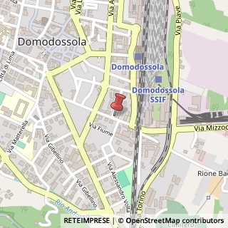 Mappa Via Giacomo Trabucchi, 29, 28845 Domodossola, Verbano-Cusio-Ossola (Piemonte)