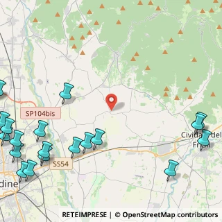 Mappa Via Ronchis, 33040 Faedis UD, Italia (7.0445)
