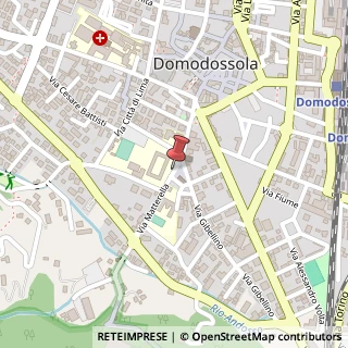 Mappa Via Antonio Rosmini, 24, 28845 Domodossola, Verbano-Cusio-Ossola (Piemonte)