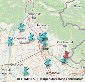 Mappa Via Andrea Palladio, 33010 Feletto Umberto UD, Italia (25.656)