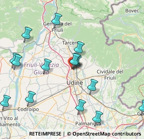 Mappa Via Andrea Palladio, 33010 Feletto Umberto UD, Italia (17.702)