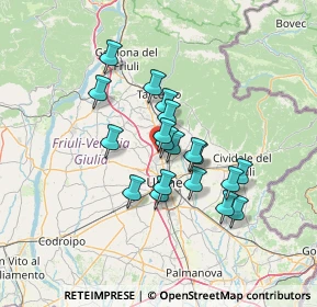 Mappa Via Andrea Palladio, 33010 Feletto Umberto UD, Italia (10.36947)