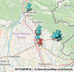 Mappa Via Andrea Palladio, 33010 Feletto Umberto UD, Italia (13.17615)