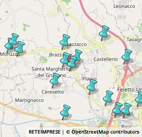 Mappa Via G. Zampa, 33030 Moruzzo UD, Italia (2.7285)