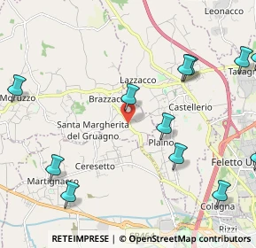 Mappa Via G. Zampa, 33030 Moruzzo UD, Italia (2.82)