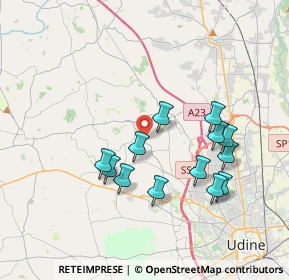 Mappa Via G. Zampa, 33030 Moruzzo UD, Italia (3.44923)