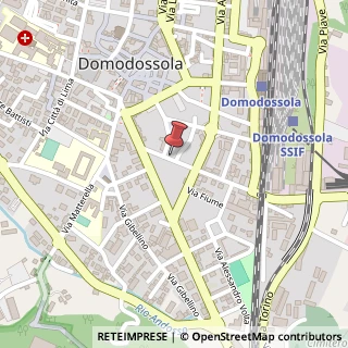 Mappa Via Felice Cavallotti, 21, 28845 Domodossola, Verbano-Cusio-Ossola (Piemonte)