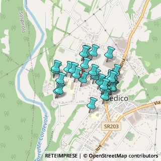 Mappa Via Stadio, 32036 Sedico BL, Italia (0.31667)