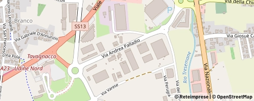 Mappa Tavagnacco
