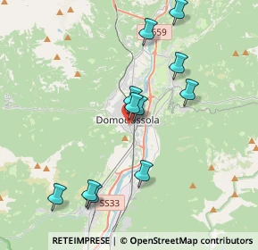 Mappa Via Gian Giacomo Galletti, 28845 Domodossola VB, Italia (3.75273)