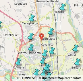 Mappa Via Nazionale, 33010 Adegliacco UD, Italia (2.906)