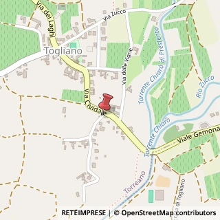 Mappa Via Sottoplovie, 1, 33040 Torreano, Udine (Friuli-Venezia Giulia)