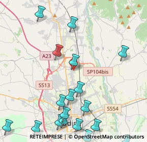 Mappa Via San Bernardo, 33010 Feletto Umberto UD, Italia (5.79105)
