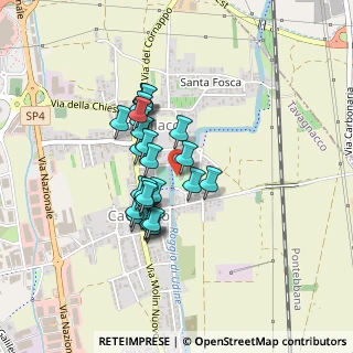 Mappa Via San Bernardo, 33010 Feletto Umberto UD, Italia (0.32414)