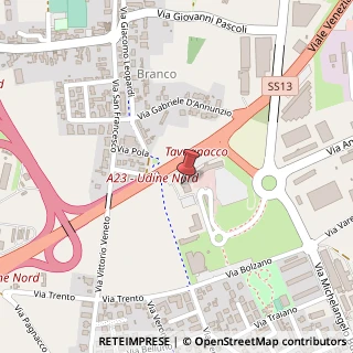 Mappa Via Alpe Adria, 10, 33010 Tavagnacco, Udine (Friuli-Venezia Giulia)