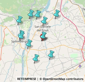 Mappa Via Friuli, 33030 Rive D'arcano UD, Italia (6.78583)