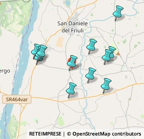 Mappa Via Friuli, 33030 Rive D'arcano UD, Italia (3.49417)