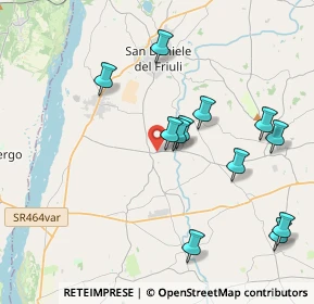 Mappa Via Friuli, 33030 Rive D'arcano UD, Italia (3.98917)