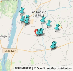 Mappa Rodeano Alto Via Carnia, 33030 Rive d'Arcano UD, Italia (3.10643)