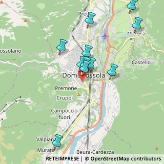 Mappa Via Marinai D'Italia, 28845 Domodossola VB, Italia (1.87636)